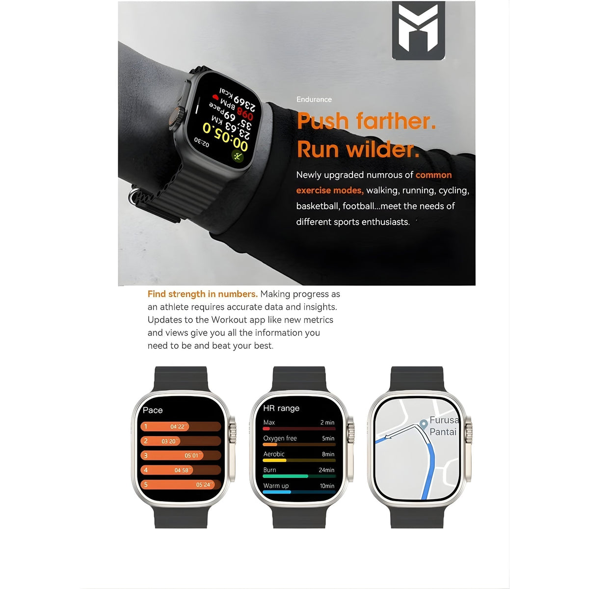 MOOGMAX Smart Bundle – Ultra Smartwatch & Wireless Airbuds Pro 2